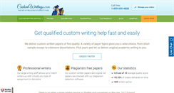 Desktop Screenshot of customwritings.com