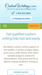 Mobile Screenshot of customwritings.com